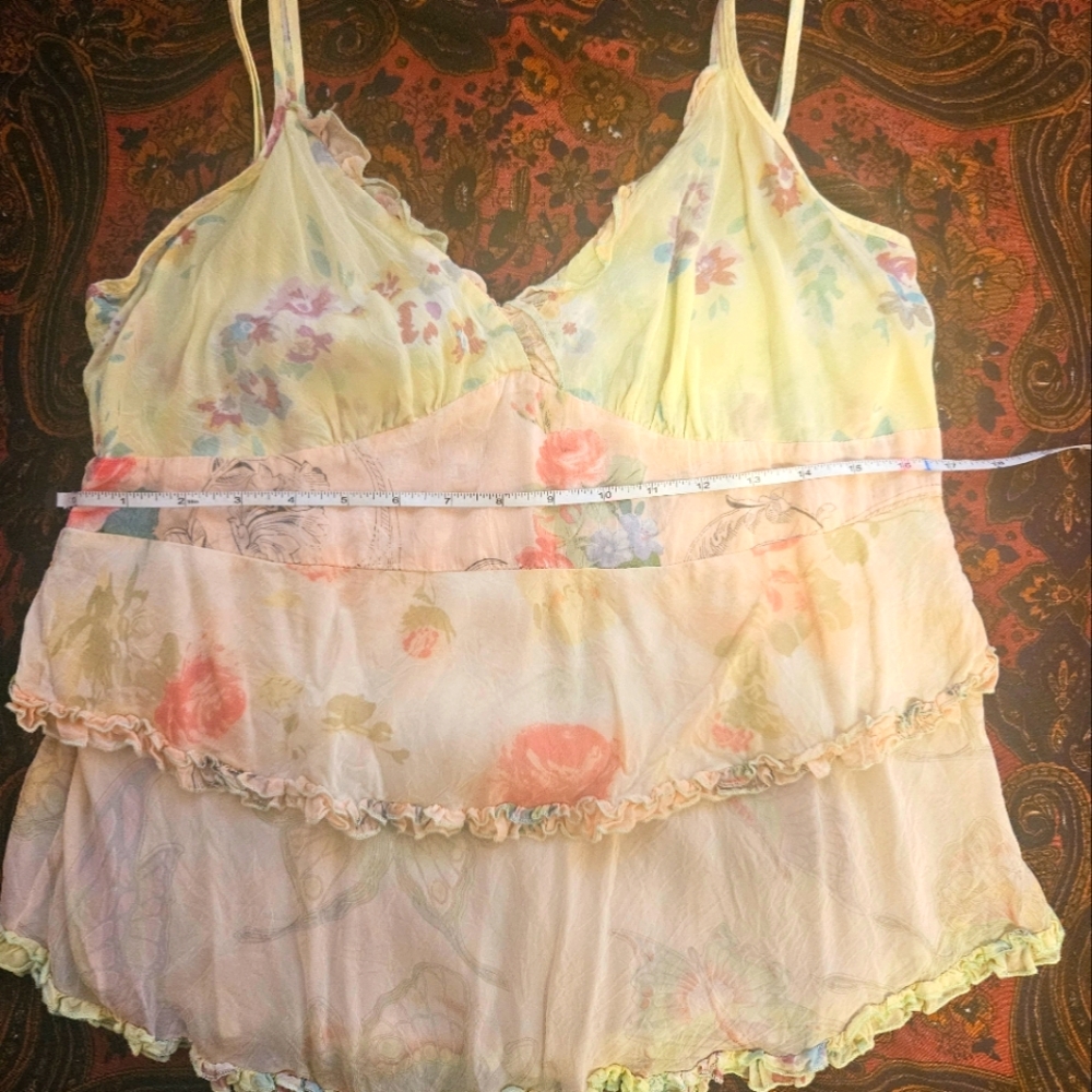 Johnny was Silk camisole tank top